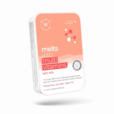 Wellbeing Nutrition Melts Complete Plant Based Multivitamin With 100% Rda Of Vitamin A, Vitamin B-complex, Vitamin C, D3 + K2, Ashwagandha