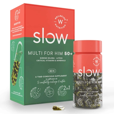 Wellbeing Nutrition Slow Multivitamin For Him 50+