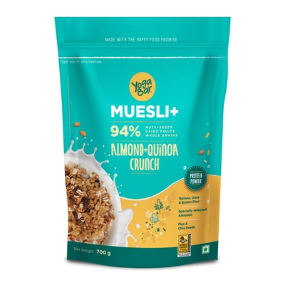 YogaBar Muesli+ Almond-Quinoa Crunch