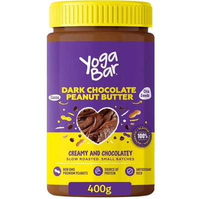YogaBar Dark Chocolate Peanut Butter - Creamy & Chocolatey