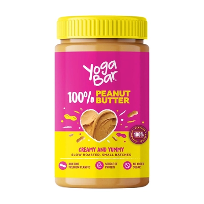 YogaBar 100% Pure Peanut Butter - Creamy & Yummy